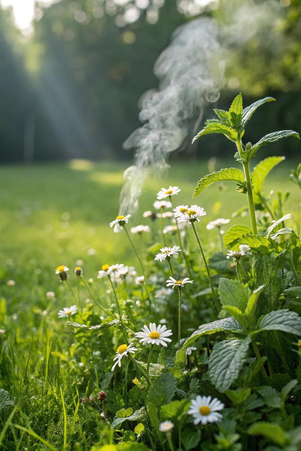 Herb yards offer fragrance and utility in the garden.