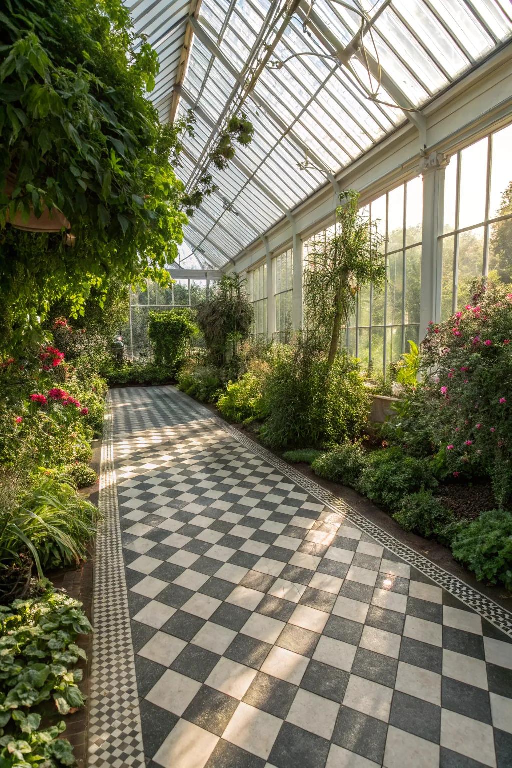 Checkered designs add a playful and retro touch.