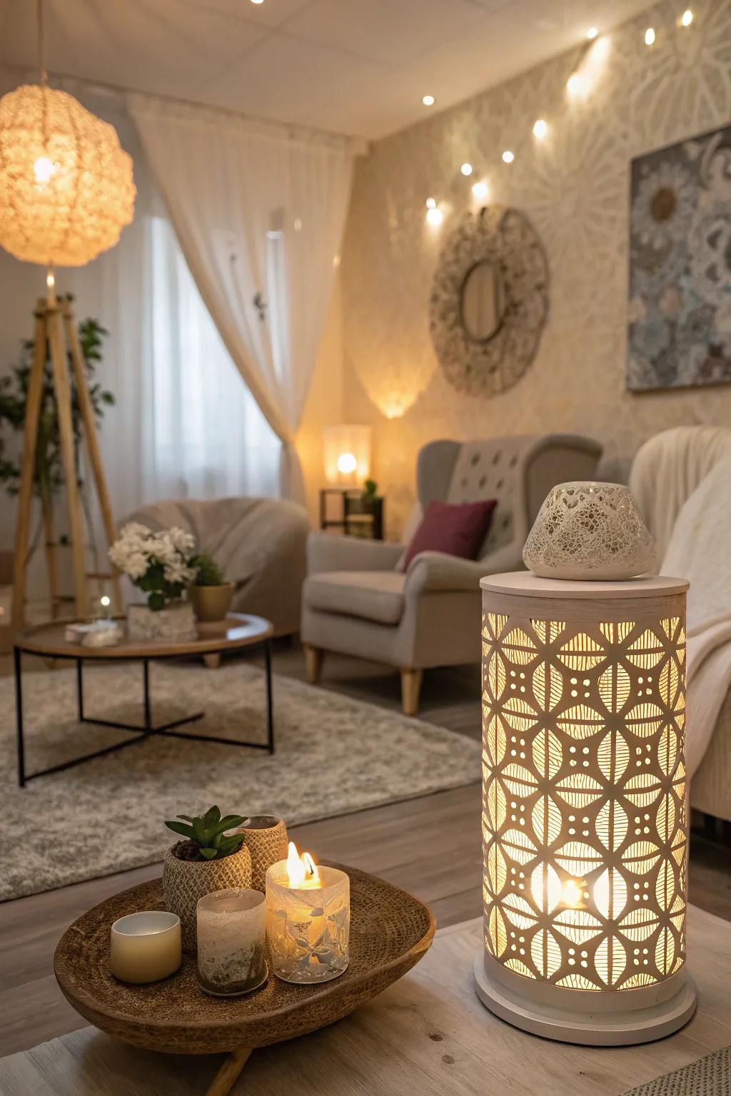 Accent lighting can create drama and focus in your salon.