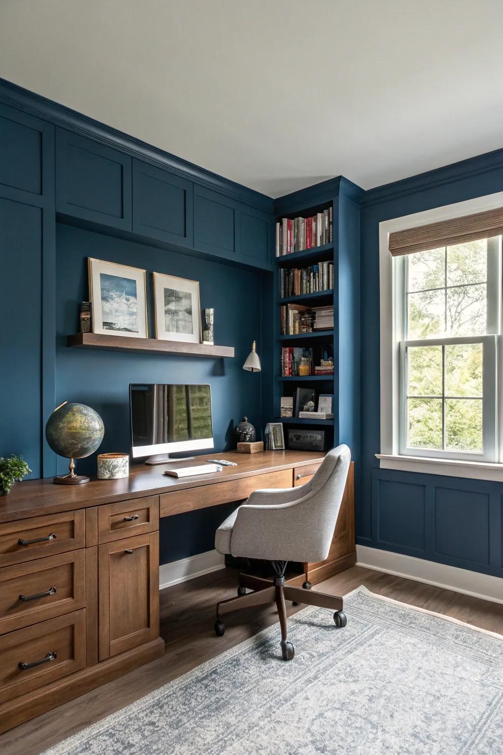 An accent wall is often a simple but effective decor choice
