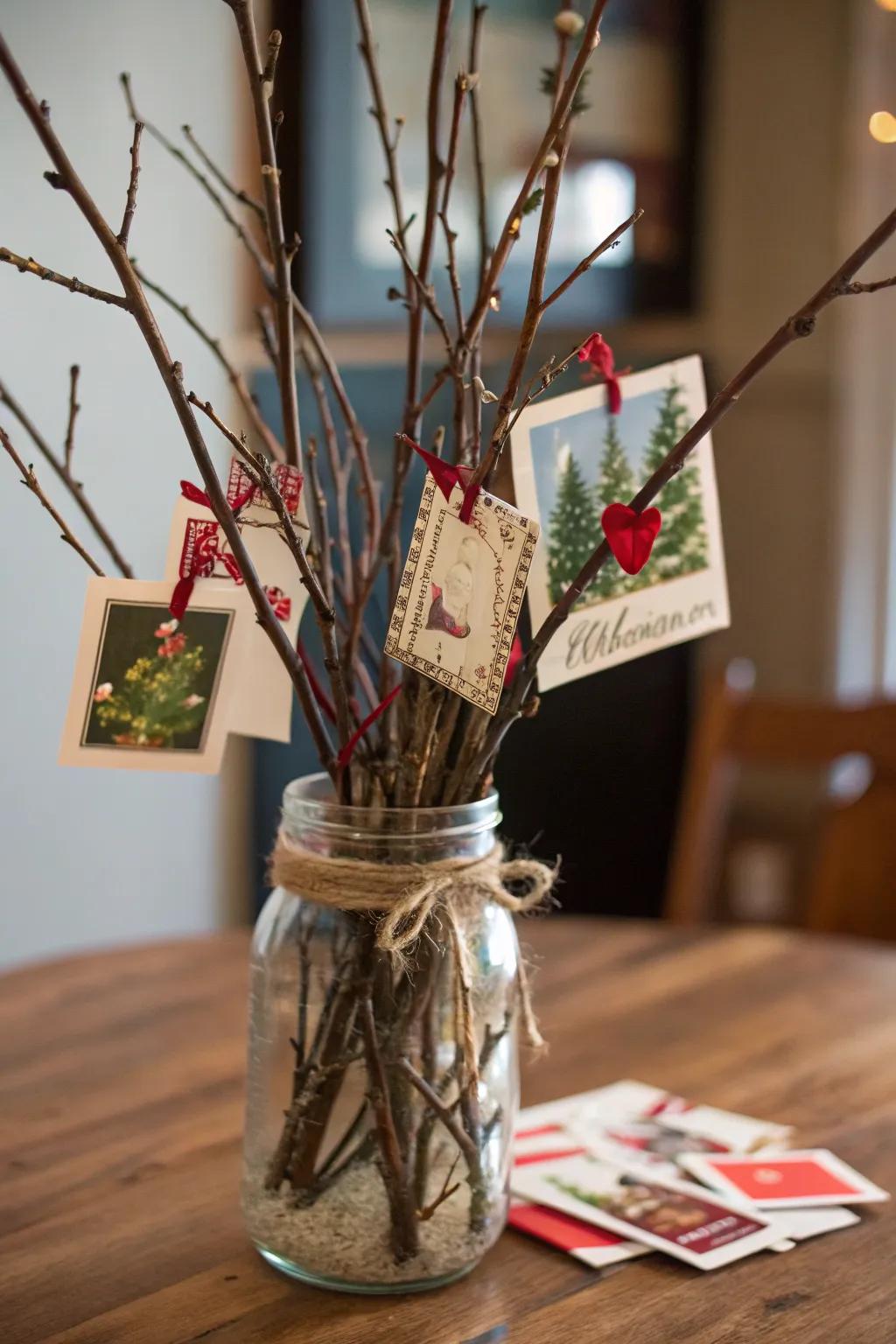 Canning containers fashion delightful card centerpieces.