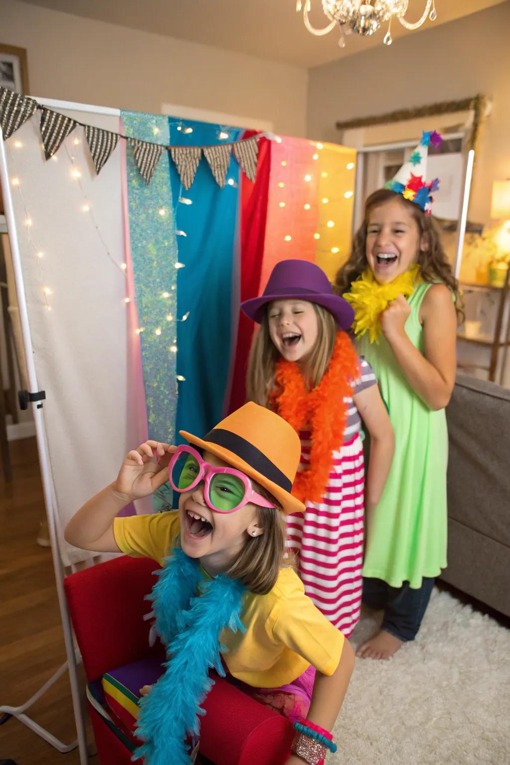 A DIY snapshot station captures memories and enjoyment.