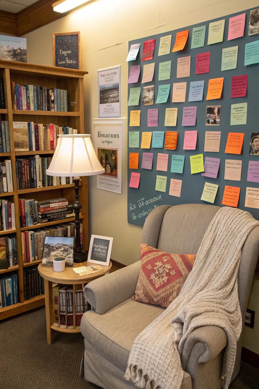 Let literature inspire you with a board inspired by the written word.