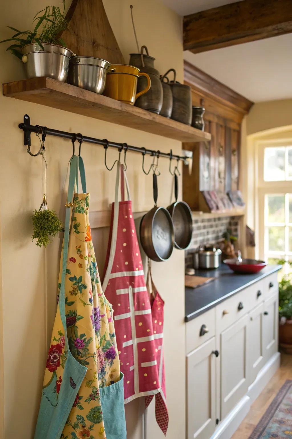 Peg fixtures offer both style and functionality.