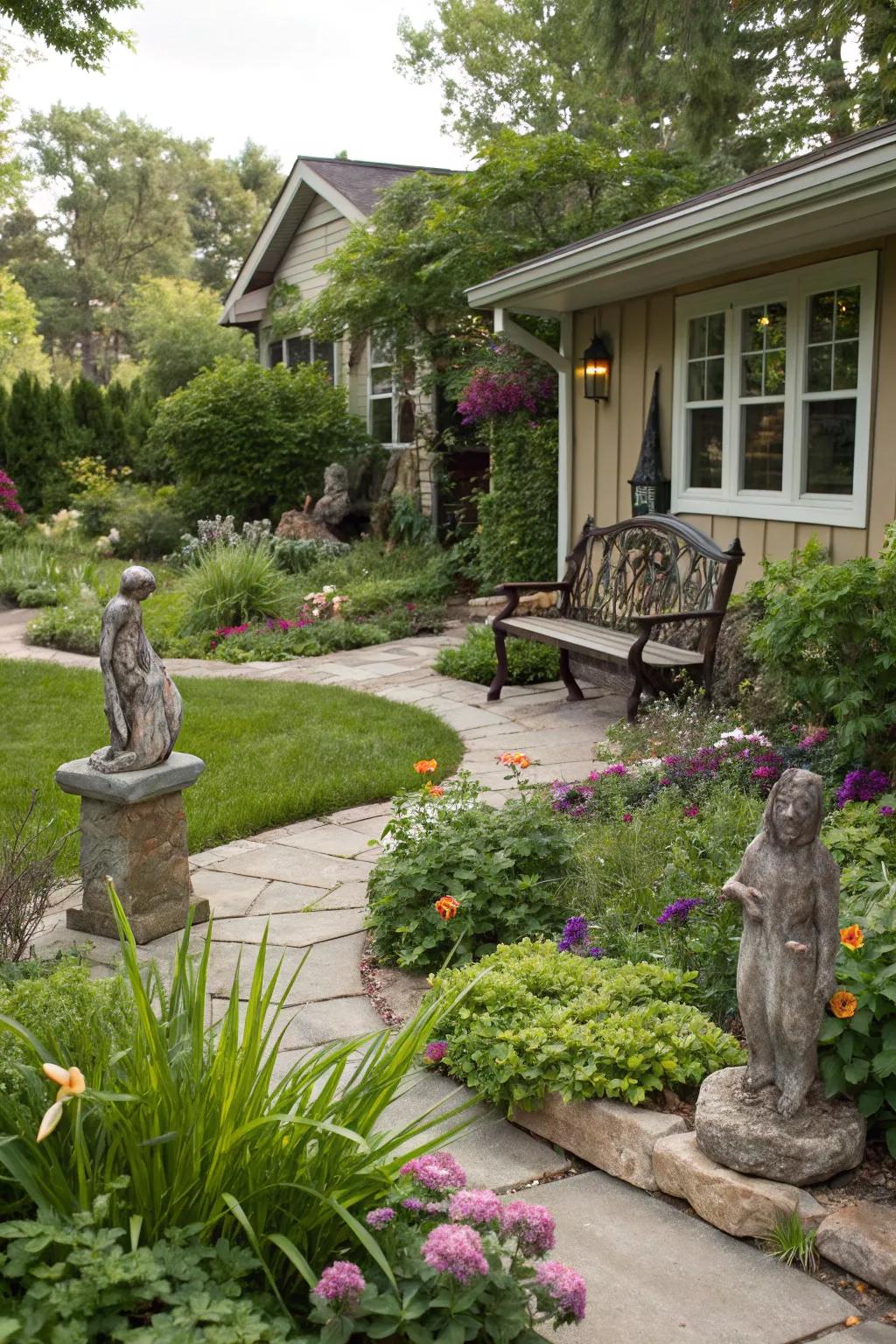 Decorative objects add charm without the work.