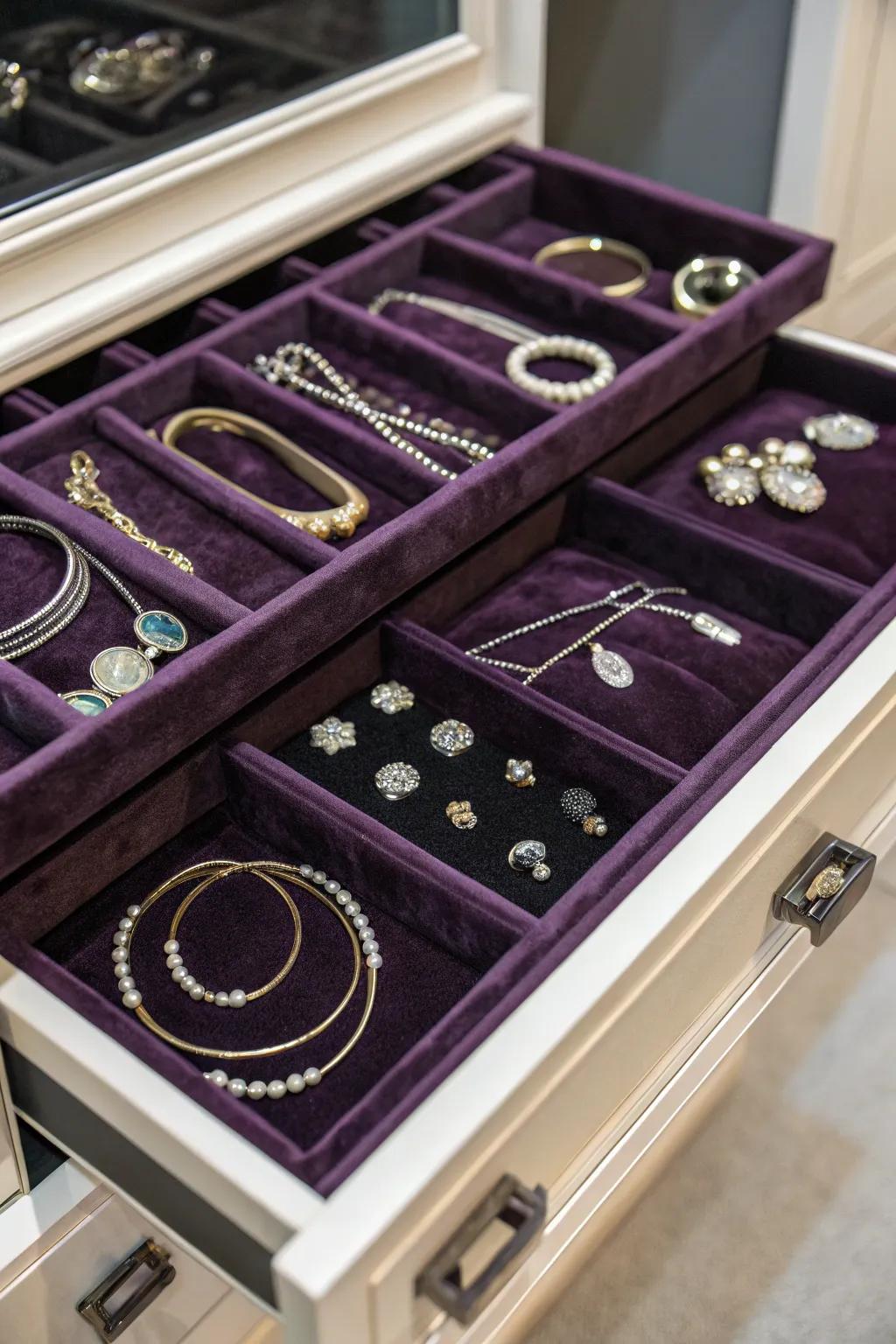 Protect and display your jewelry with custom storage.