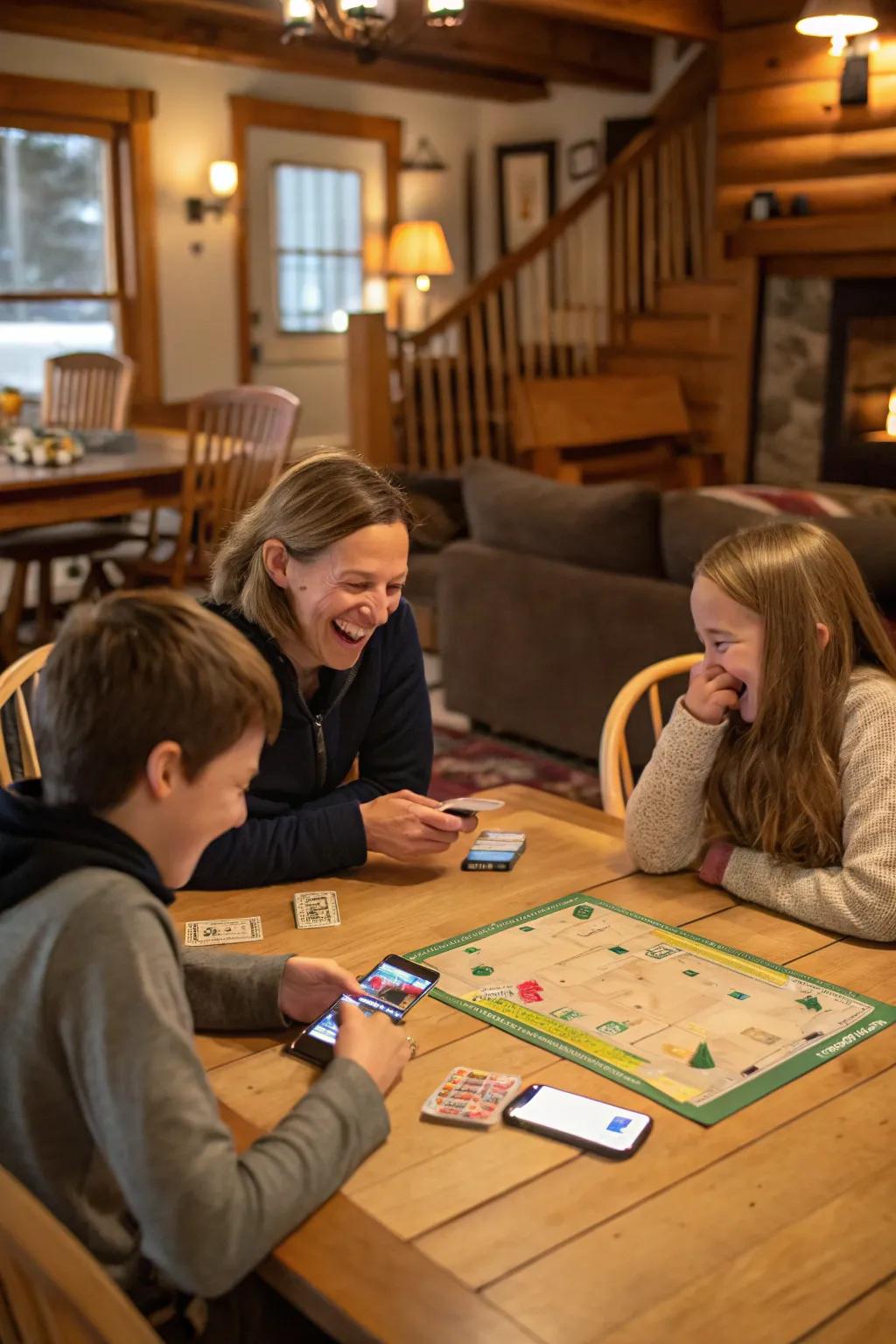 A comforting device-free family day in Maine.