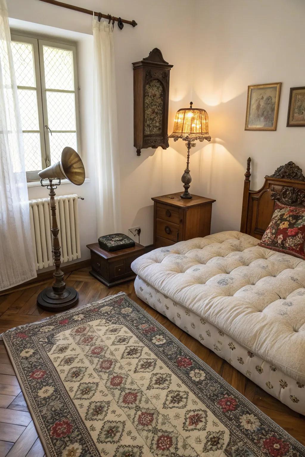 Vintage items offer charm and character.