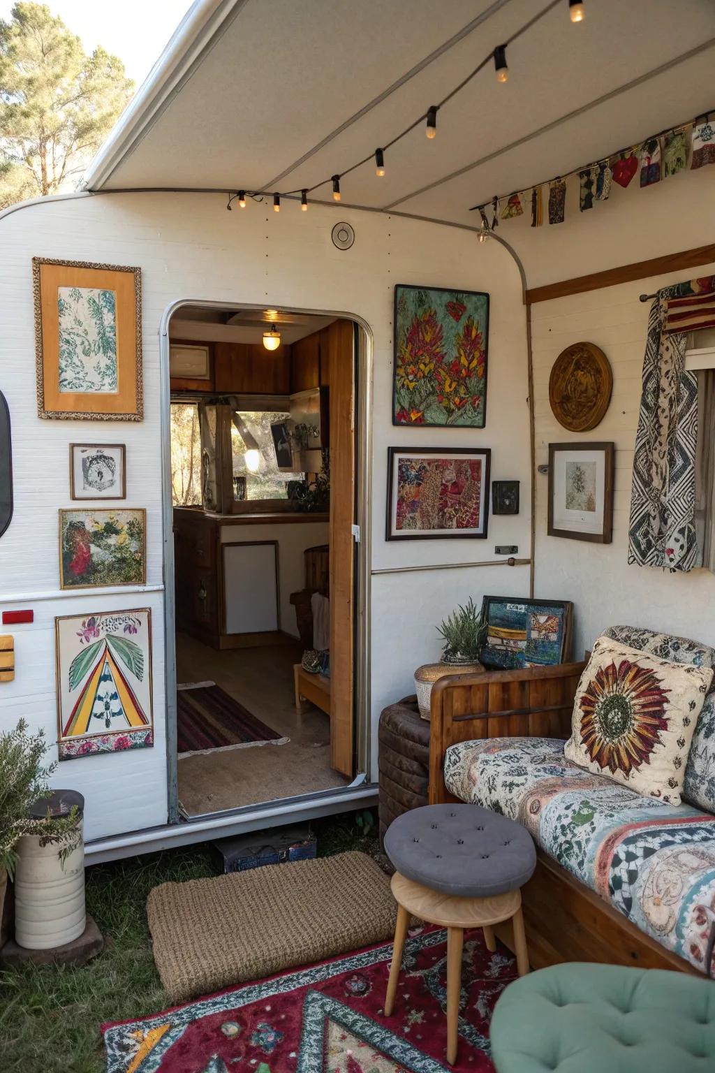 Personalized artwork and decor can make your manufactured home feel unique and welcoming.