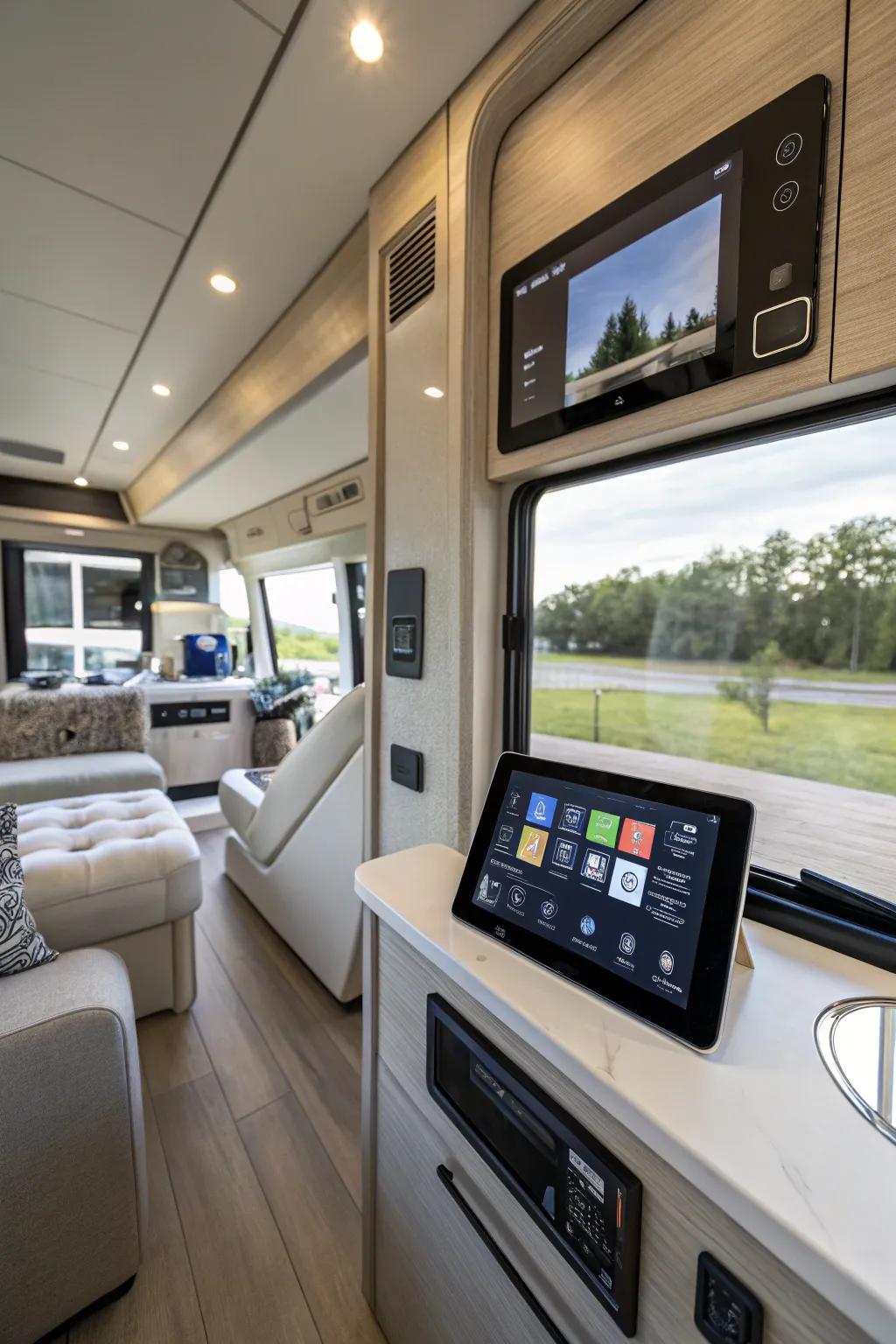 Modern convenience and efficiency are provided by clever dwelling technology.