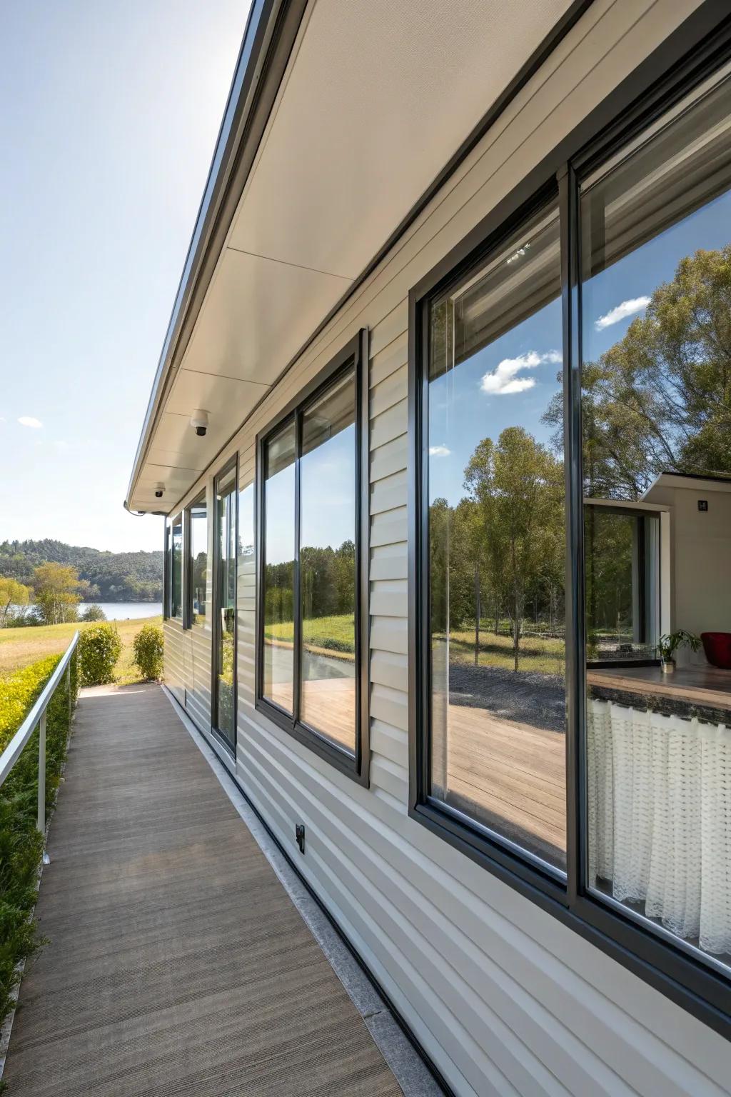 Power-saving windows deliver style and savings.