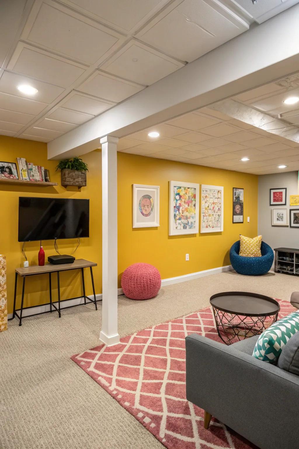 Honey gold adds a bold and playful touch to your decor.