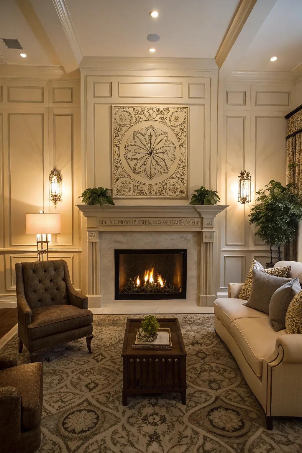 Symmetrical designs offer harmony and equilibrium.