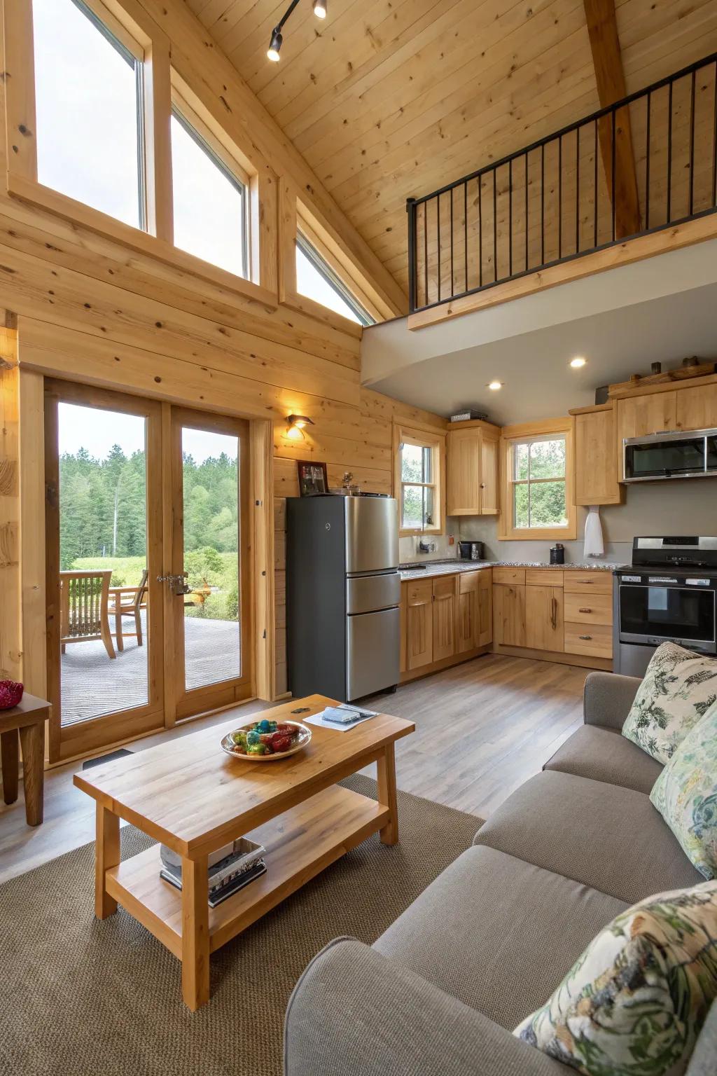 Sustainability meets style in an eco-conscious suite.