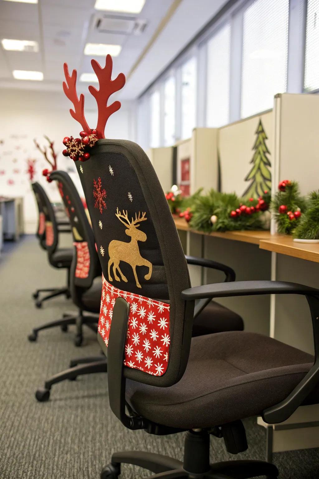 Reindeer capers elicit a spirited holiday temperament.
