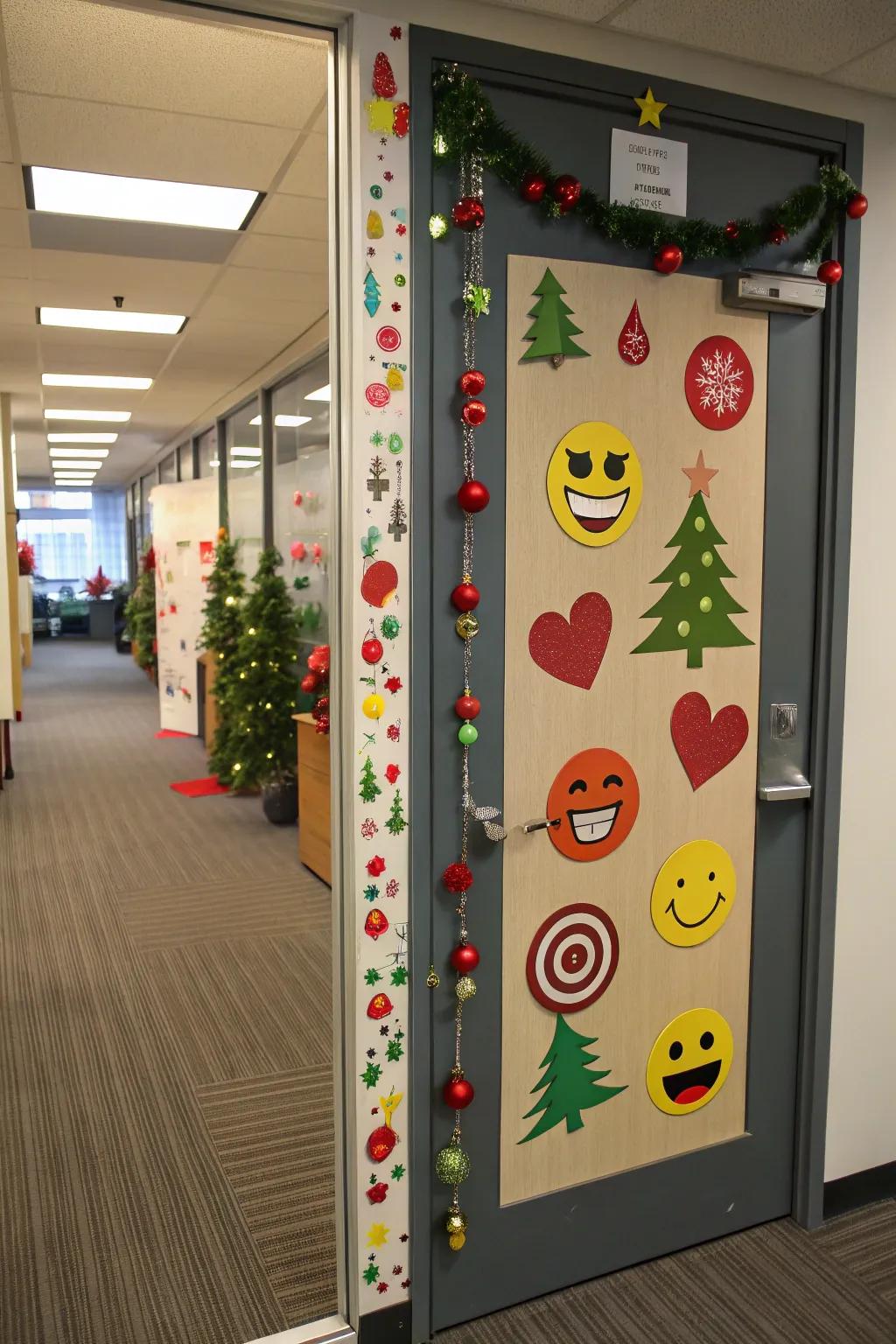 Convey holiday cheer through a Festive Emoji Extravaganza.