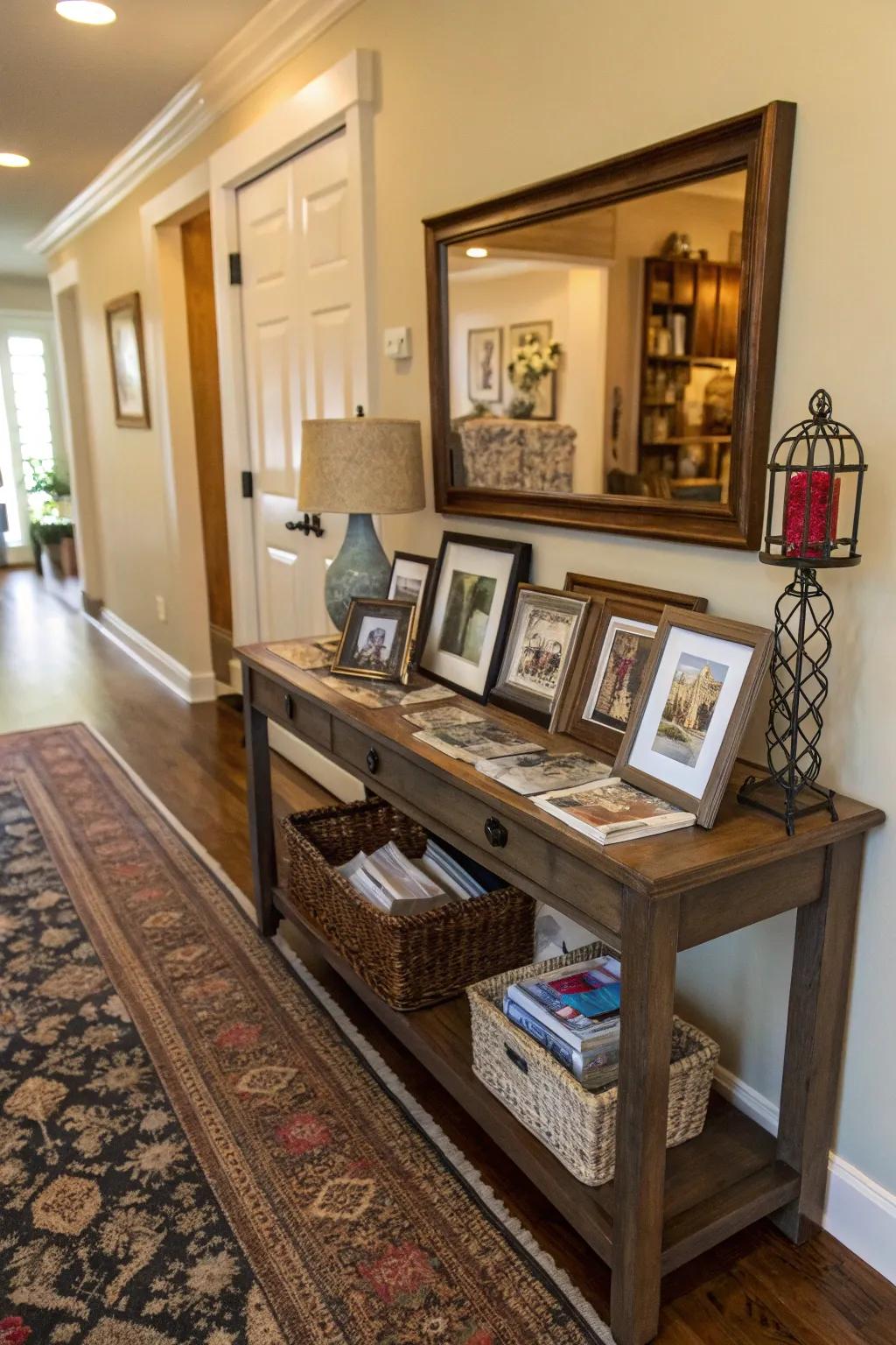 Personal details in an entryway make the area feel uniquely yours.