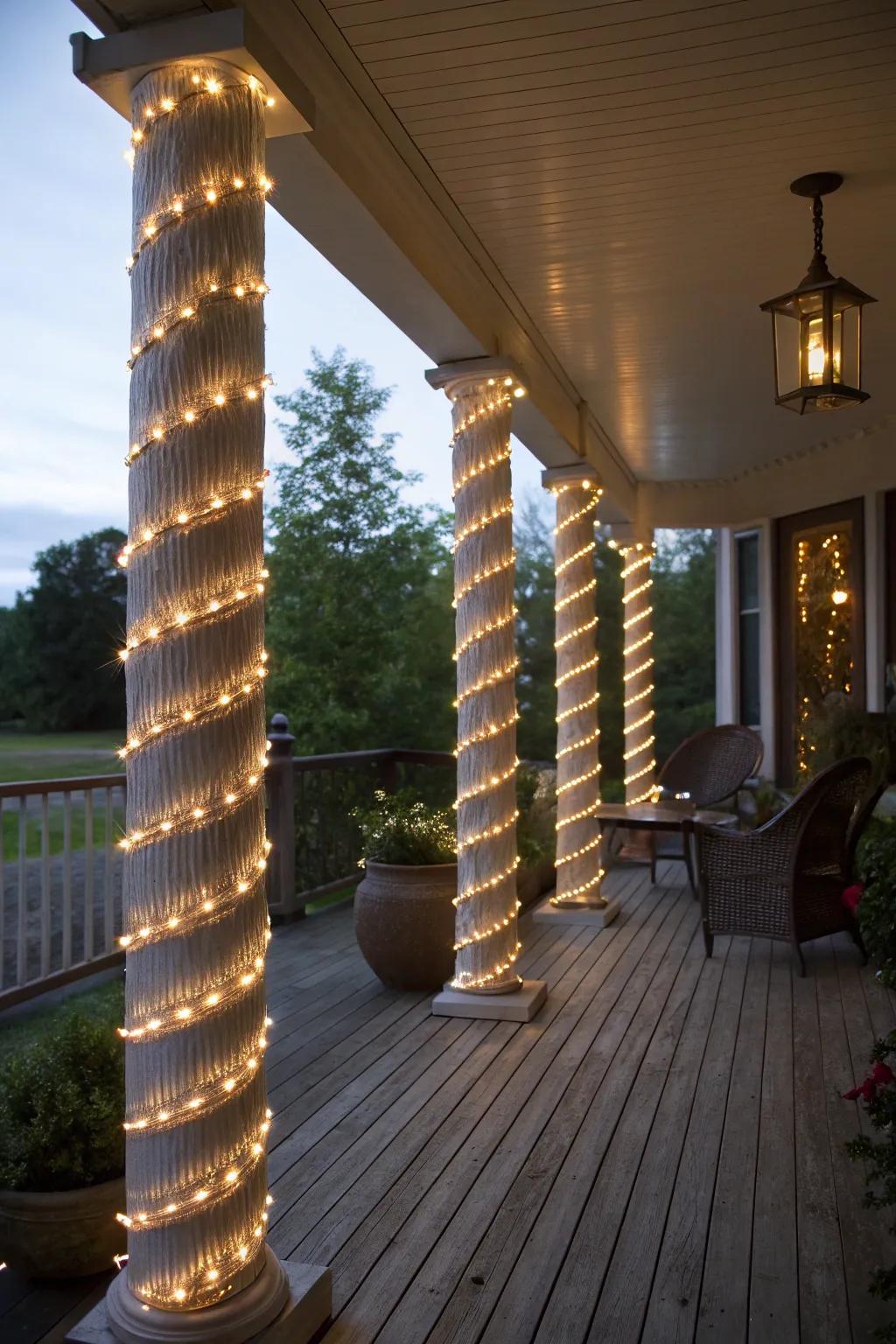 Rope lights offer a versatile and creative lighting option.