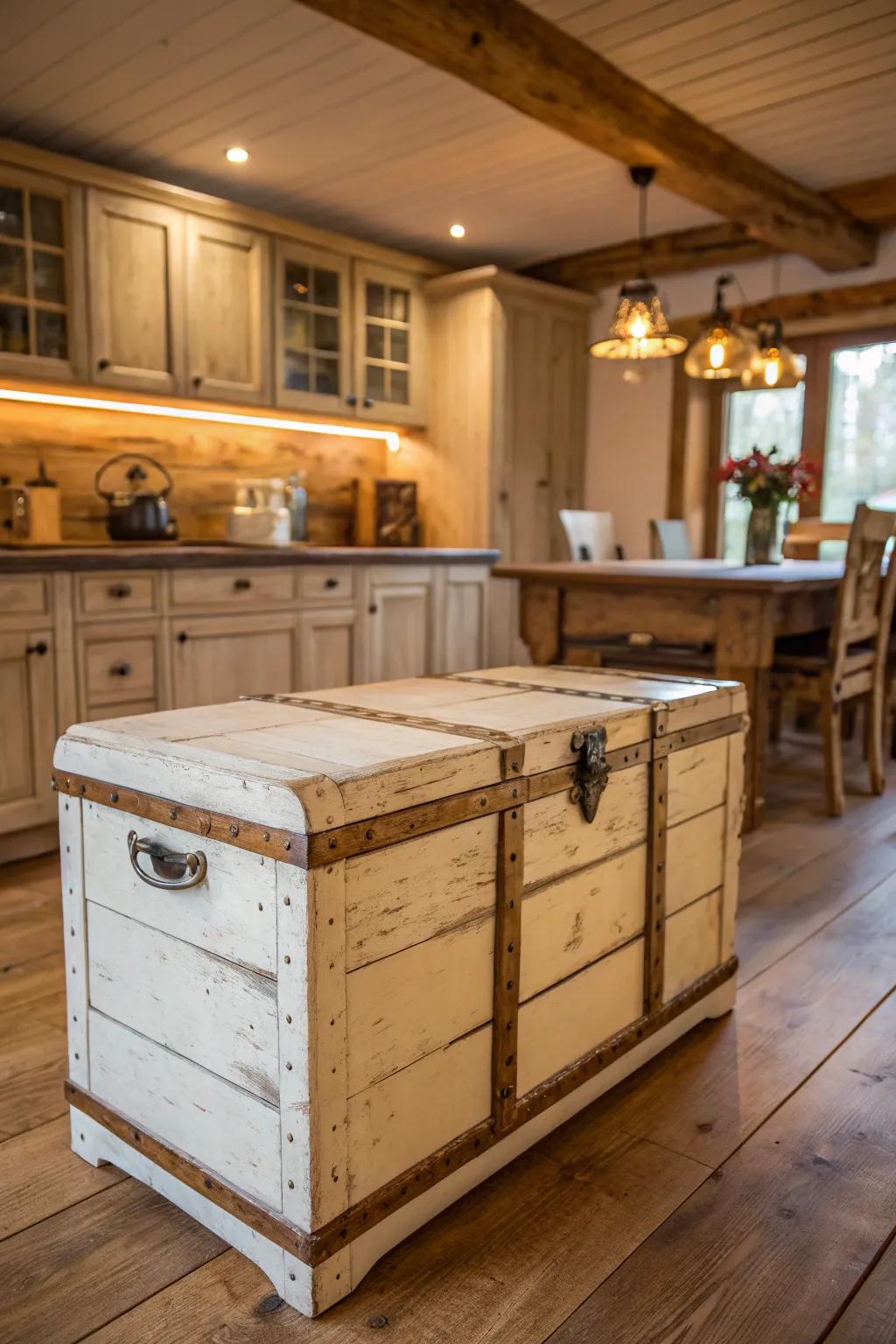 Country house beauty with a worn finish.