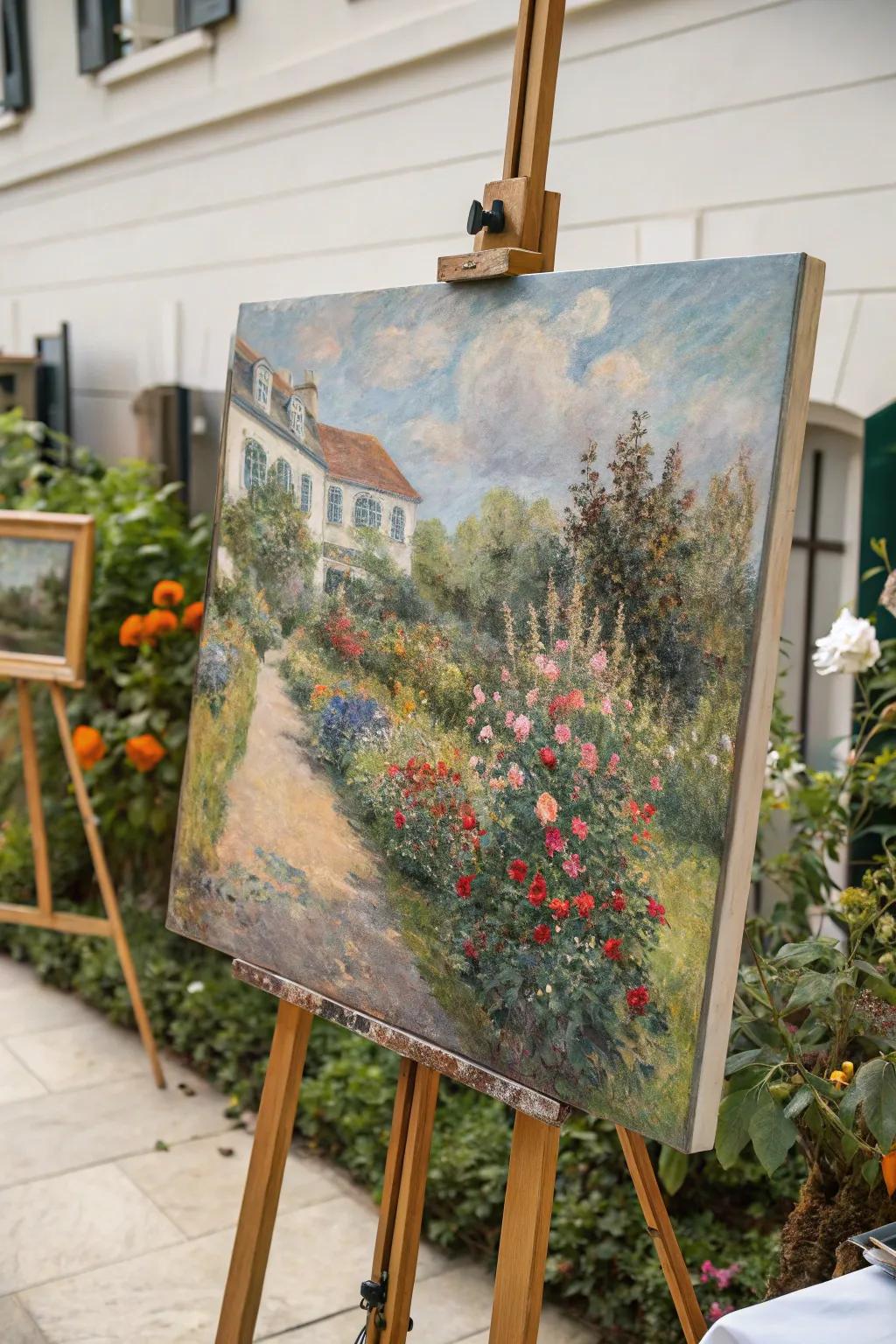 Impressionist flowers seize the essence of a flourishing garden.