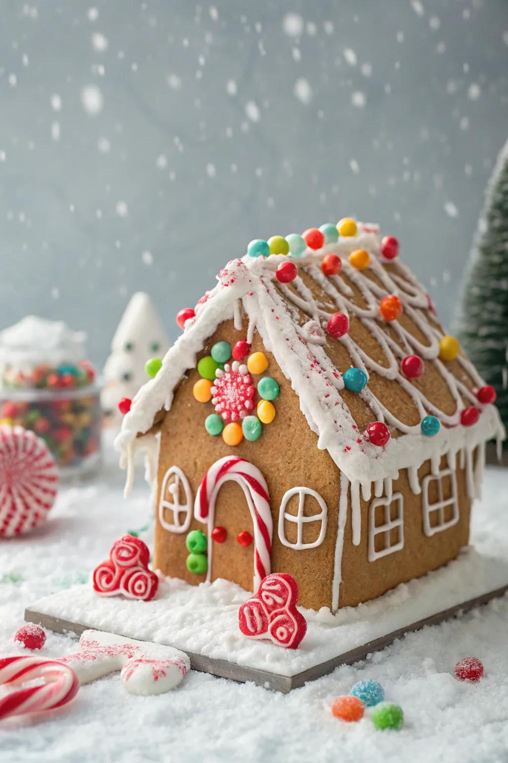 A saccharine and whimsical spice cake dwelling.