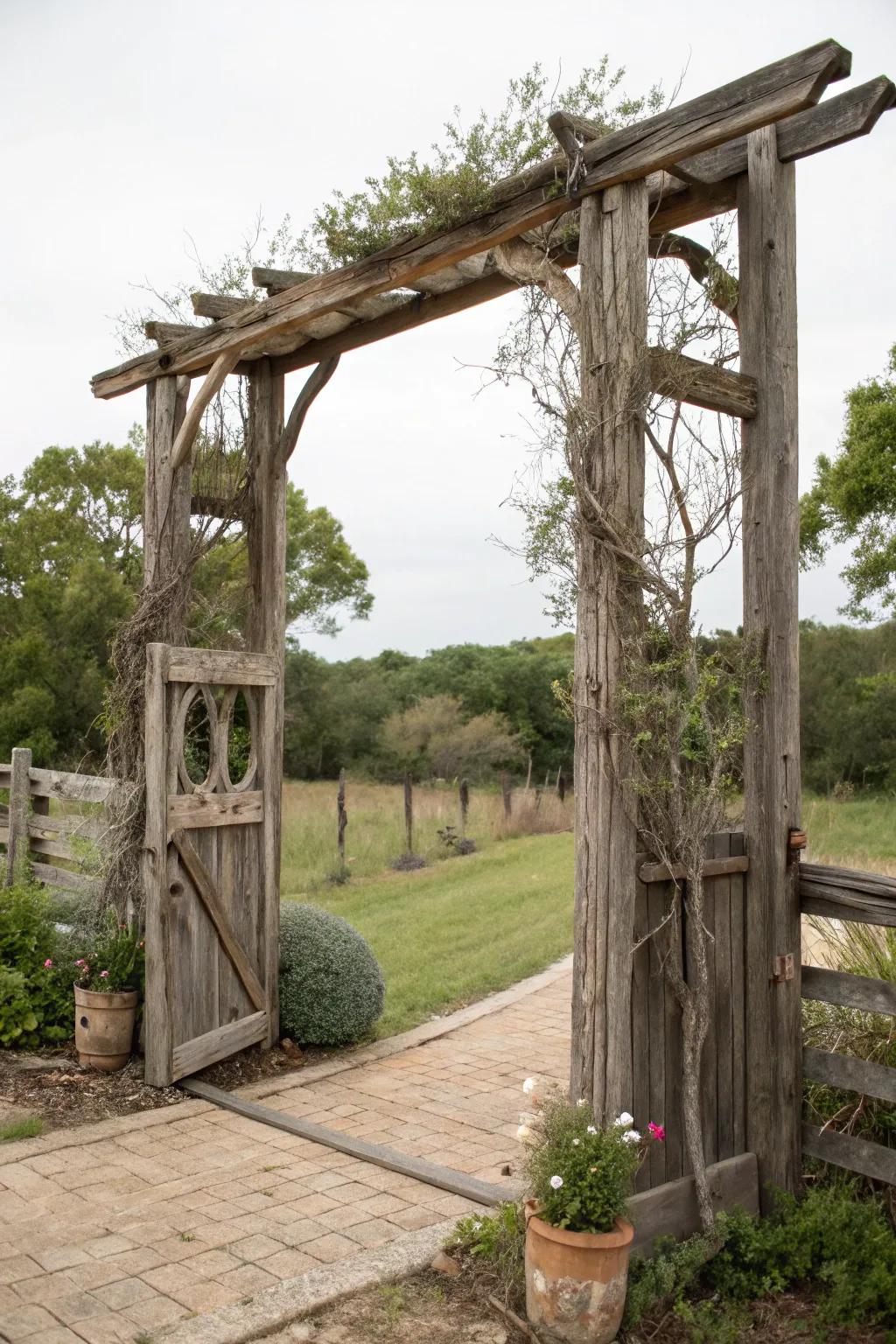 Traditional hewn timber for timeless comfort.