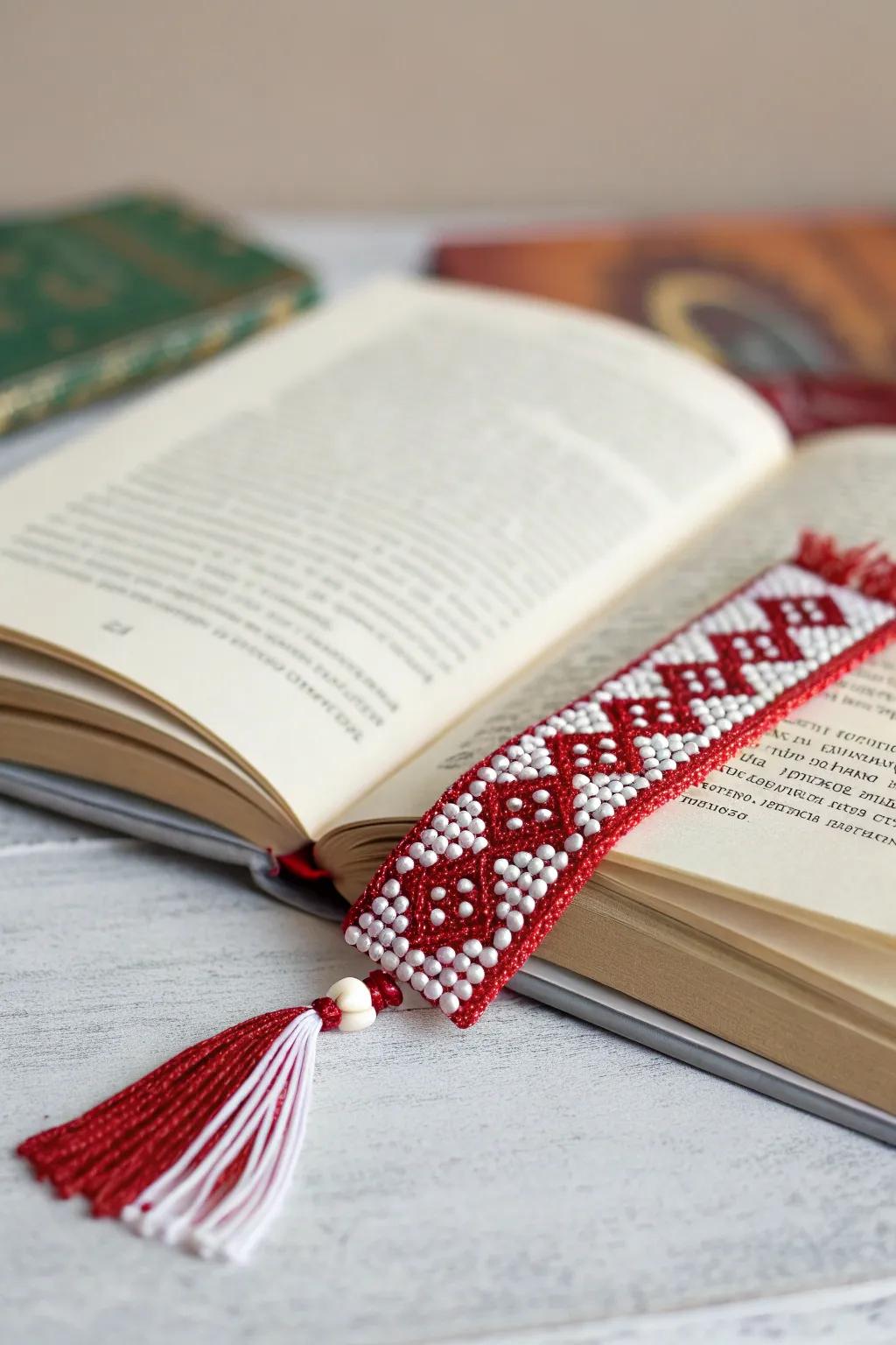 Delight book enthusiasts with custom beaded bookmarks.