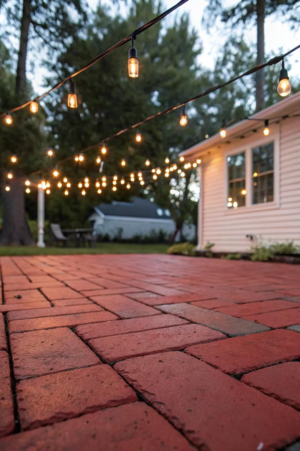Strand beacons contribute a nuance of magic to your patio evenings.