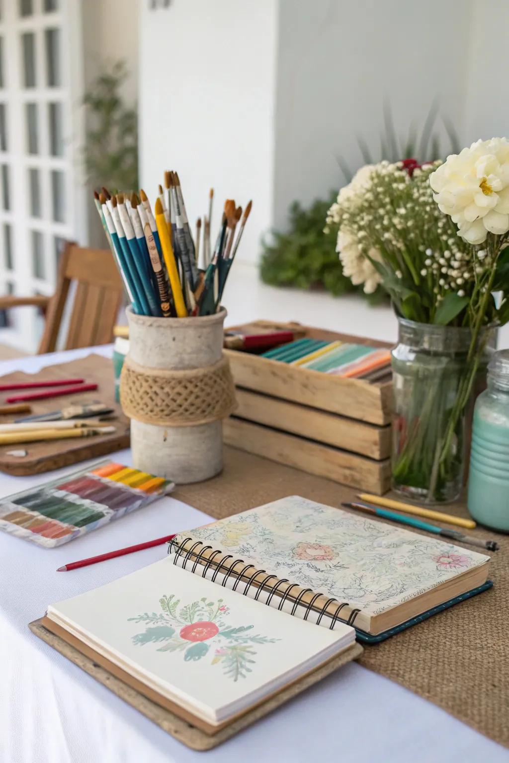 A personalized touch with pastime-themed décor.