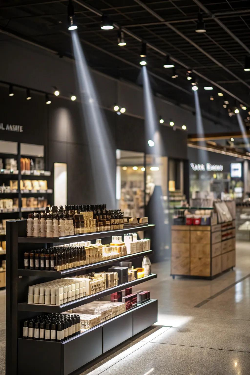 Aimable spotlights accentuating textures and details.