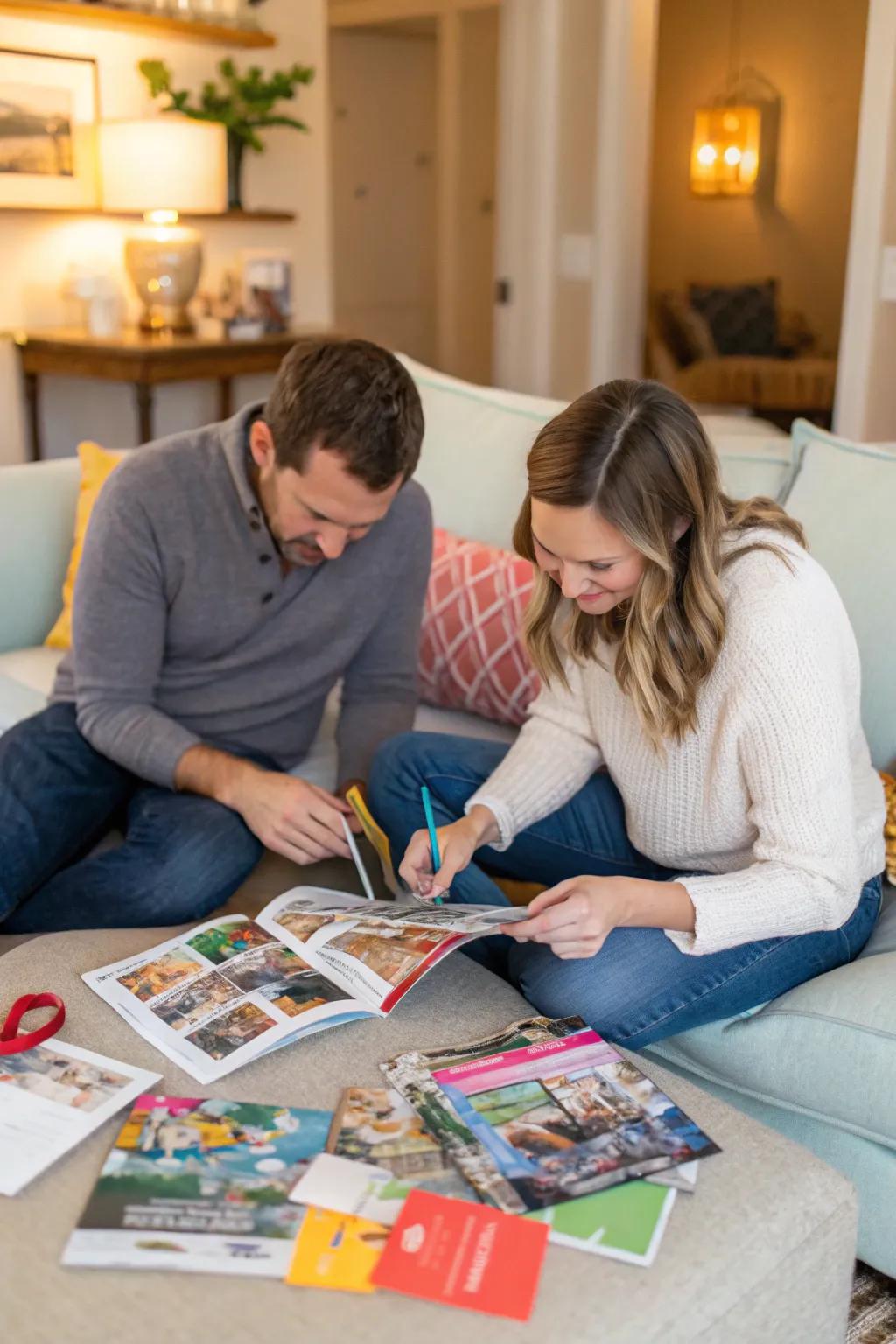 Imagine your future with a creative vision chart.