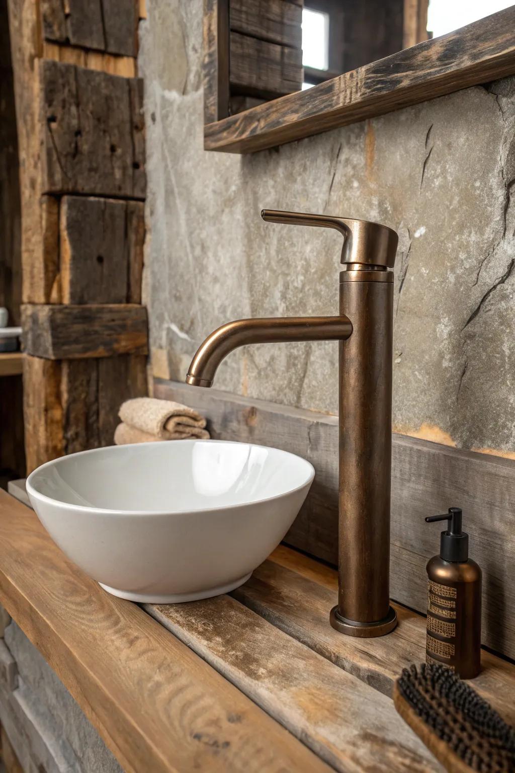 Contemporary designs with rustic coatings offer a unique blend.