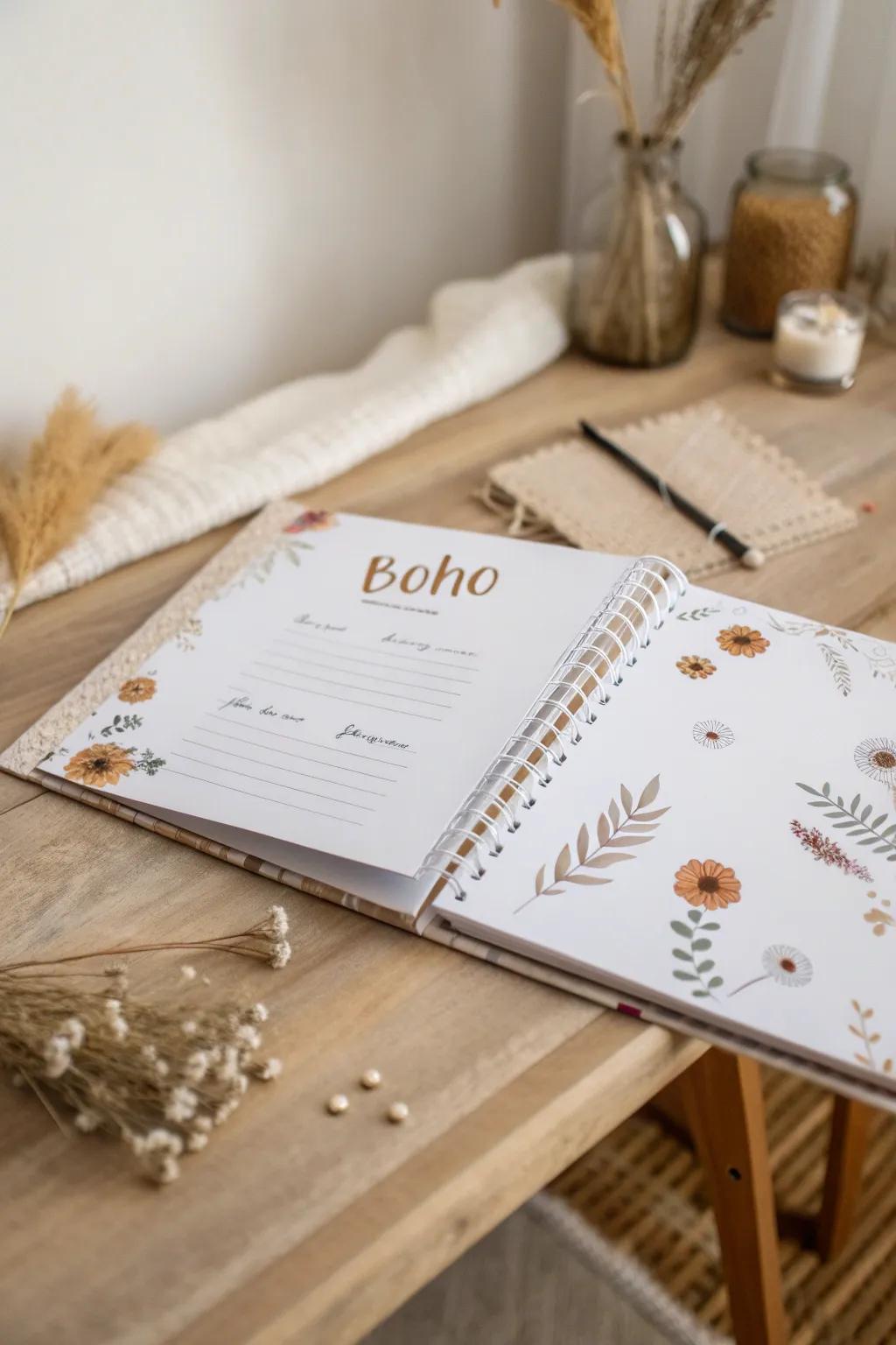 Bring your memories to life with personal handwritten notes in your scrapbook. Embrace simplicity and elegance in every page.