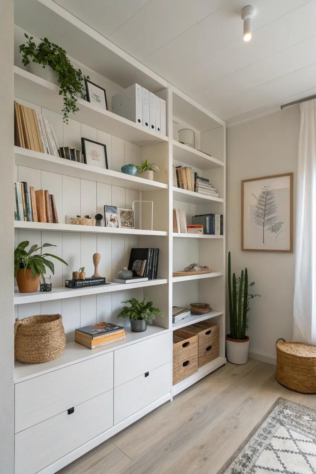 A clutter-free space promotes clarity.
