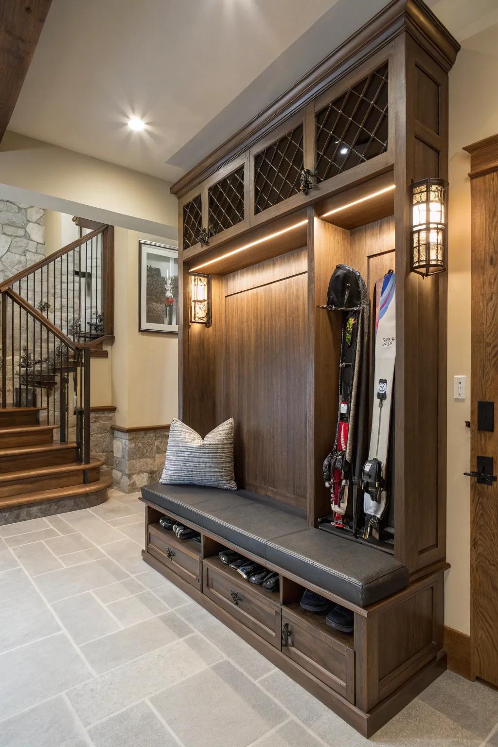 Dual-purpose furniture pairs well with convenience.