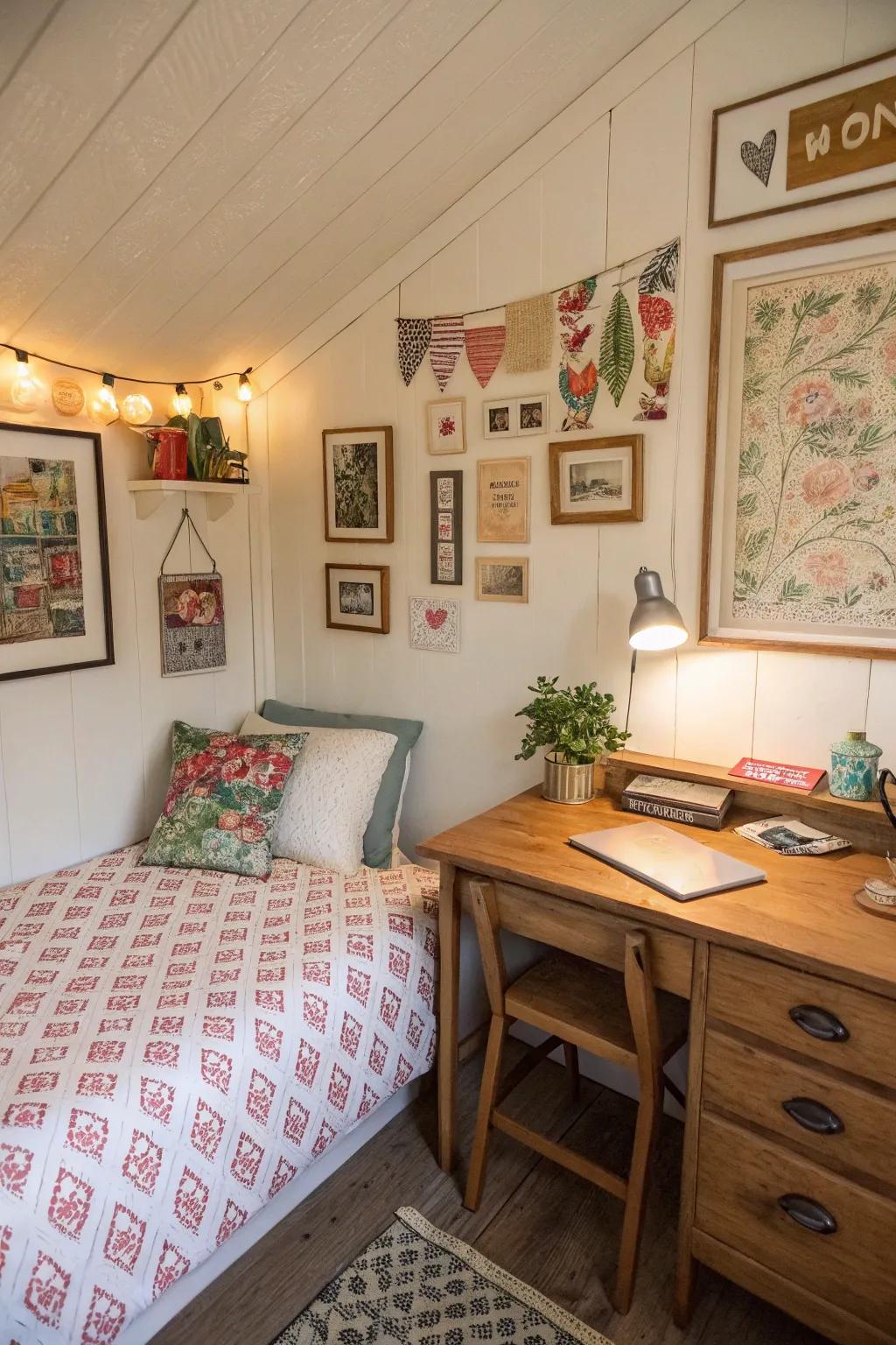 Creative décor can offer a creative and personal touch to Airbnb spaces.