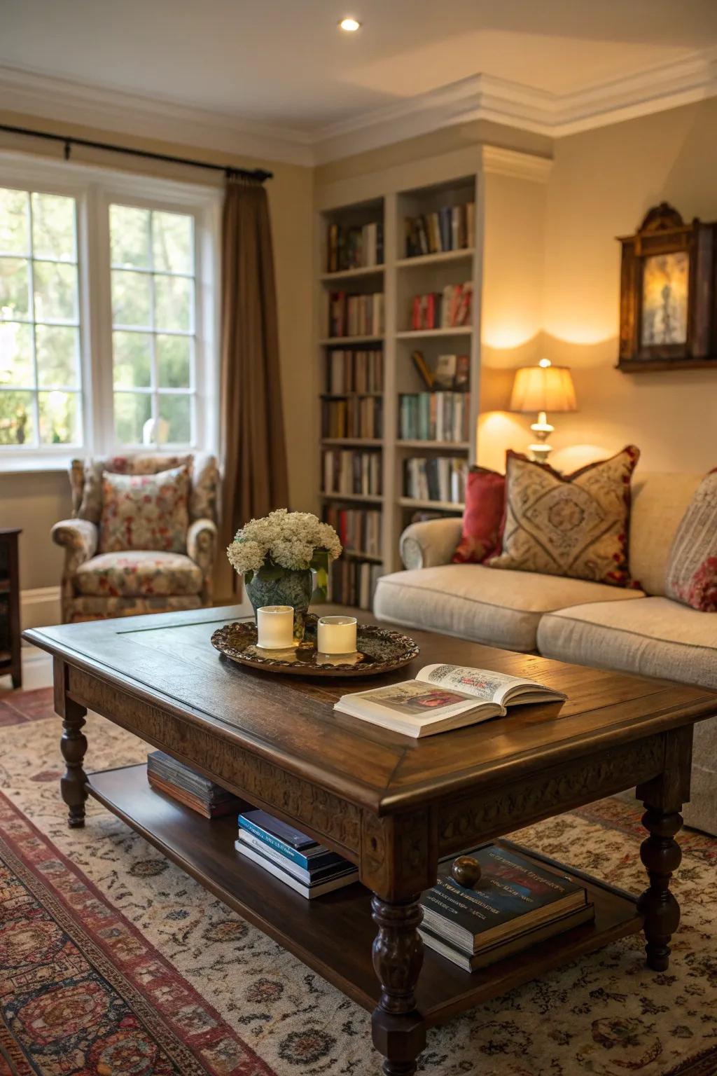 Old finds add charm to any space.