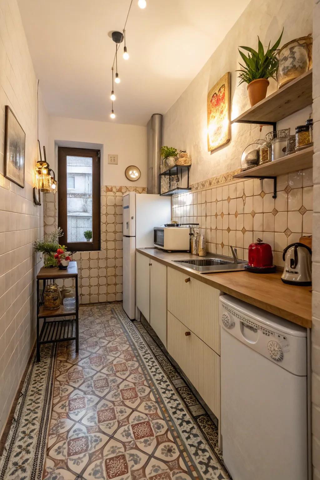 Vintage coverings blend history with contemporary style.