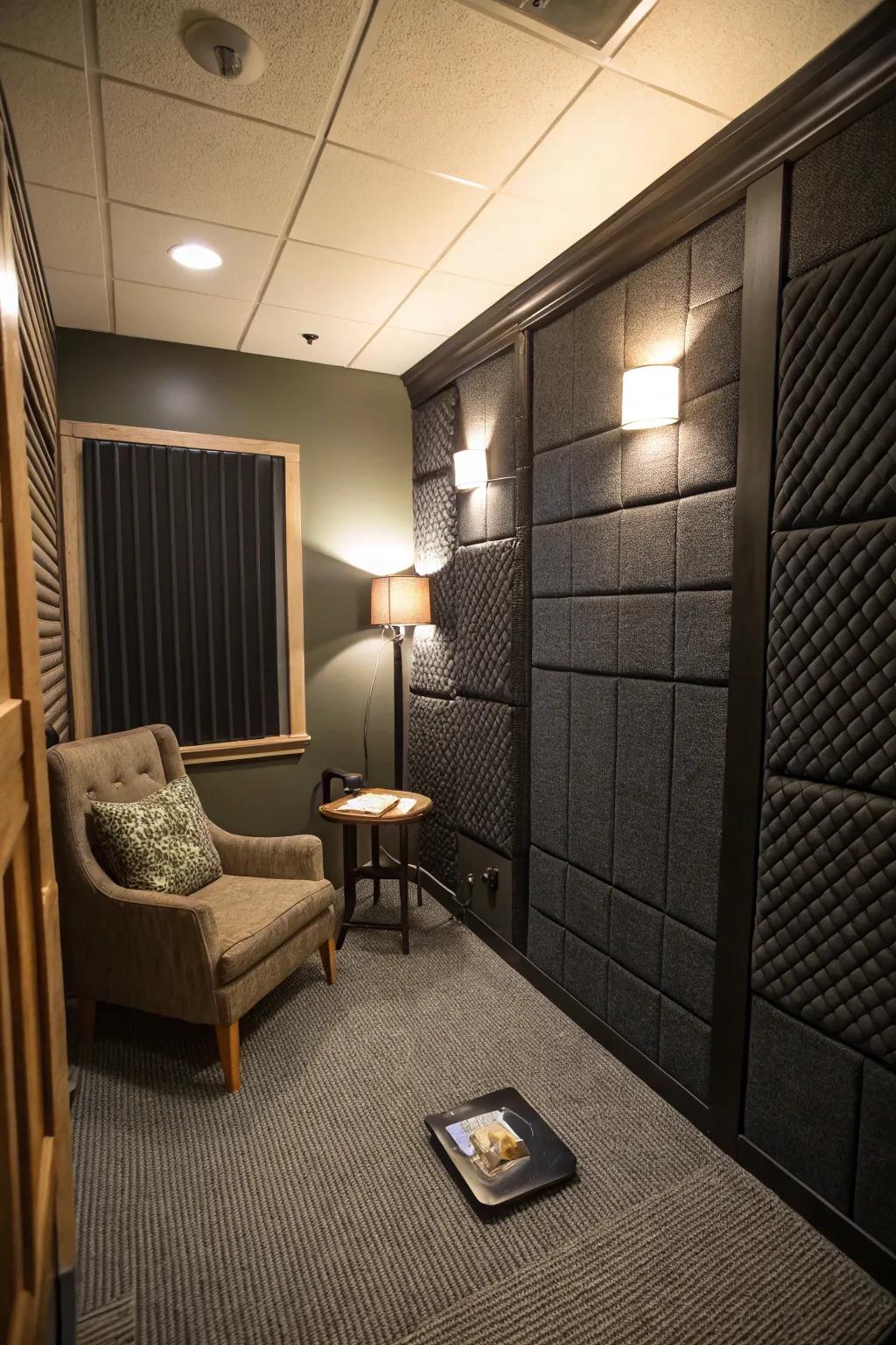 Soundproofing that ensures peace and quiet.