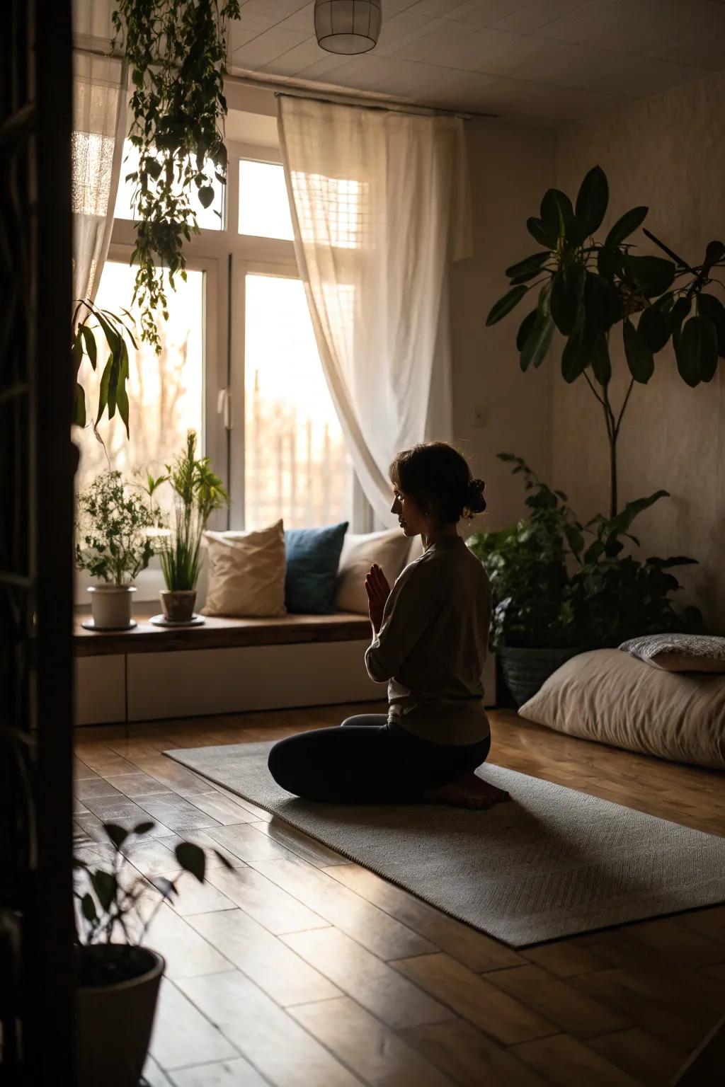 A gentle yoga session ties together your spa day in a soothing way.