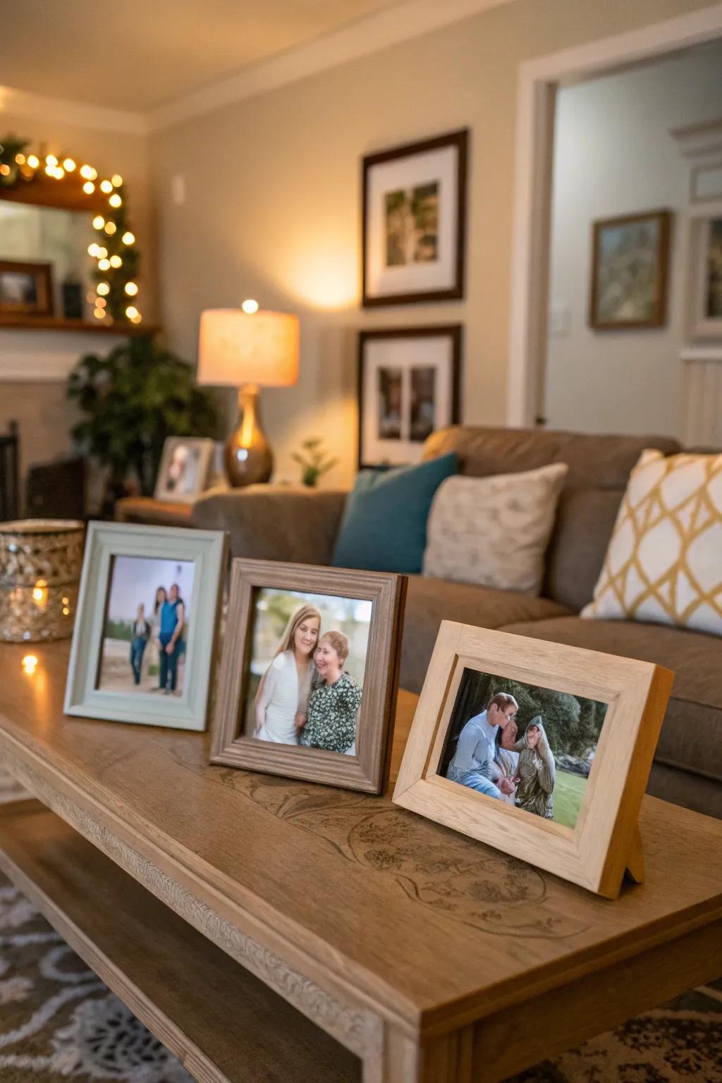 Handcrafted portrait casings emphasize cherished moments, introducing a personal element.