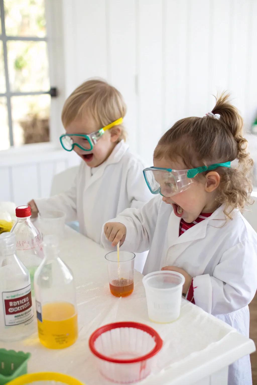 A toddler science lab sparking curiosity and wonder through simple experiments.