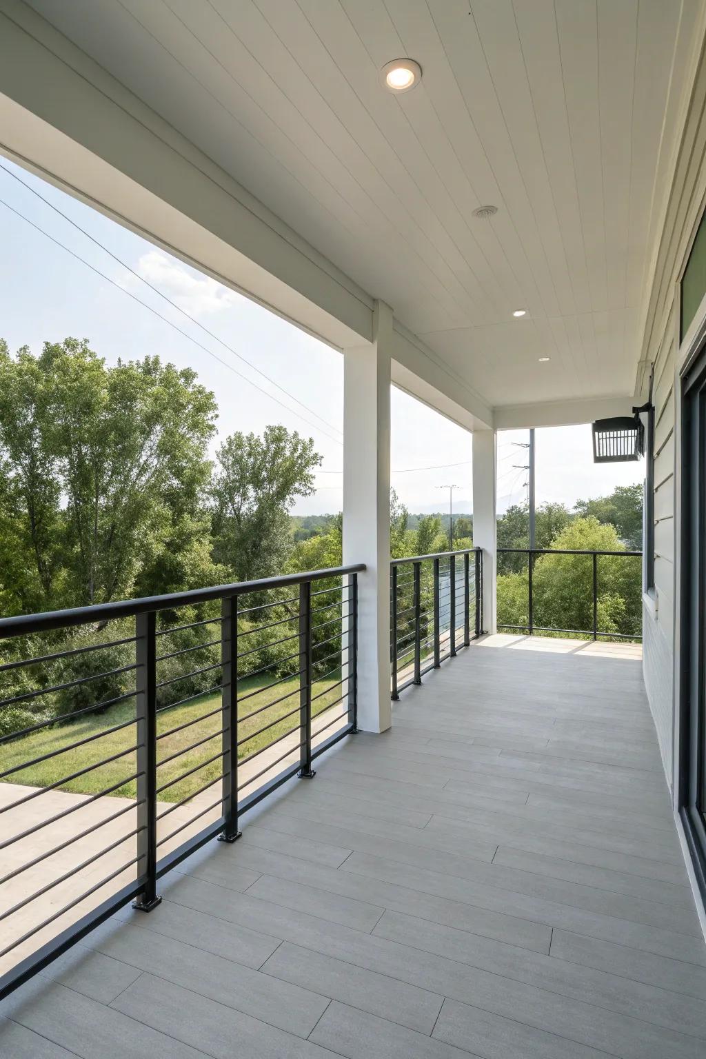 Attain peace with an understated porch design.