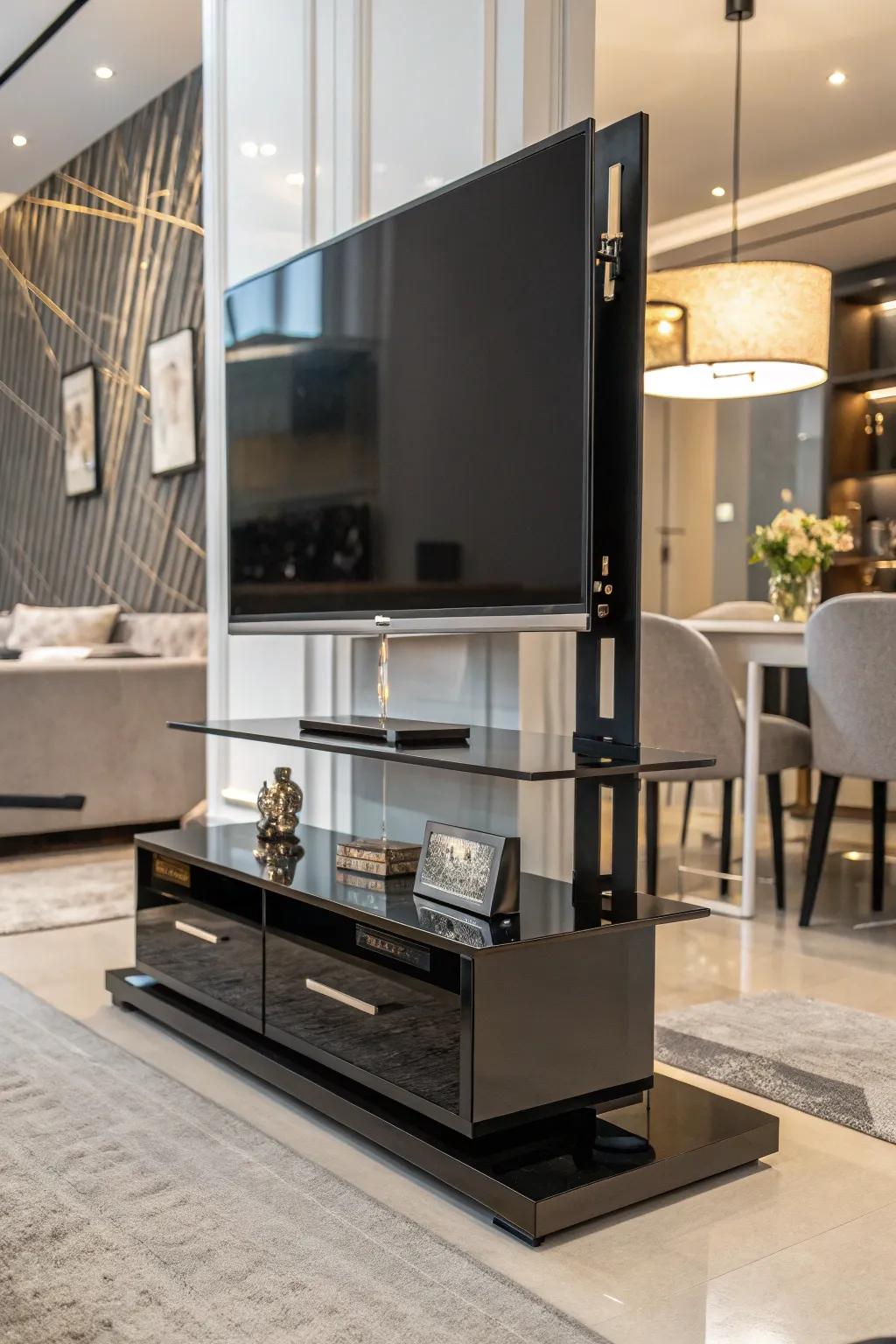 Give your living room a secure and uncluttered aspect.