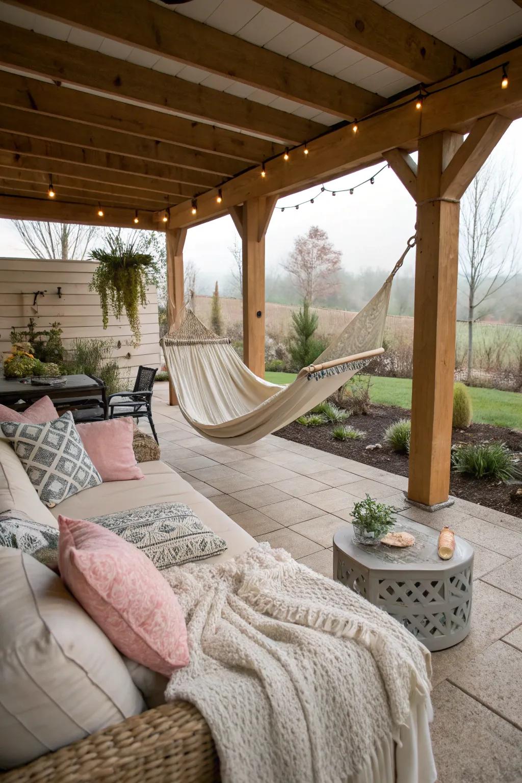 Unwind in your relaxation station.