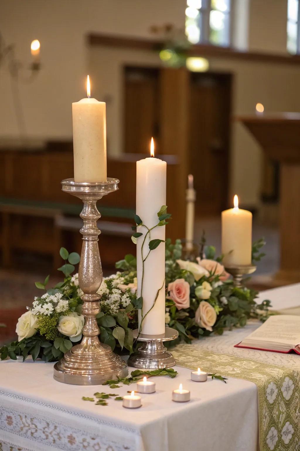 Vertical gradient in light stands fashions a dynamic visual impact.