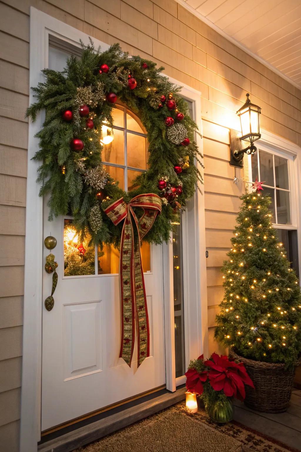 A magnificent celebration garland to render your door stand out.