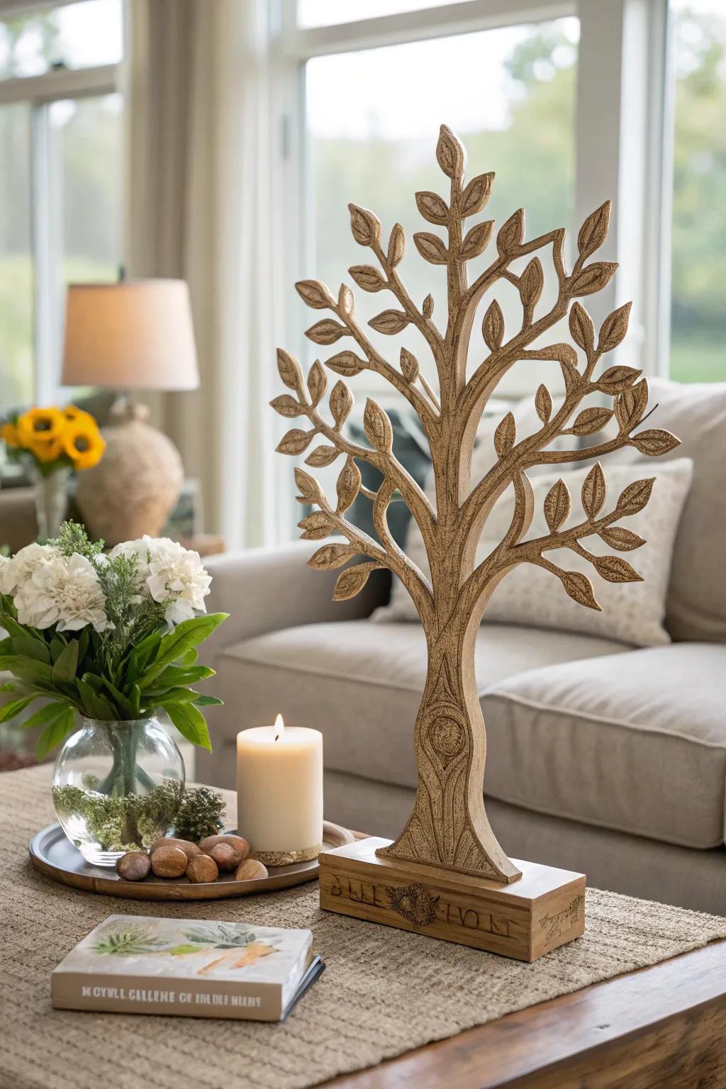 Revere the splendor of the natural realm via timber sculptures that are influenced.