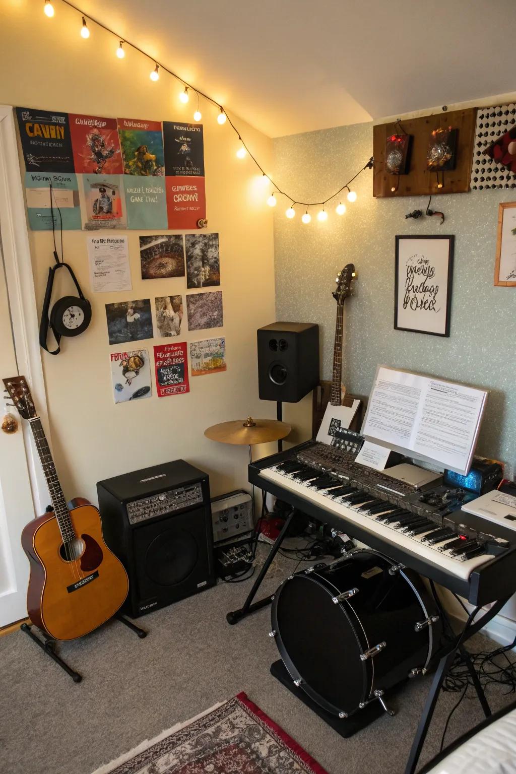 A musical haven is a perfect place to embrace your love of tunes.