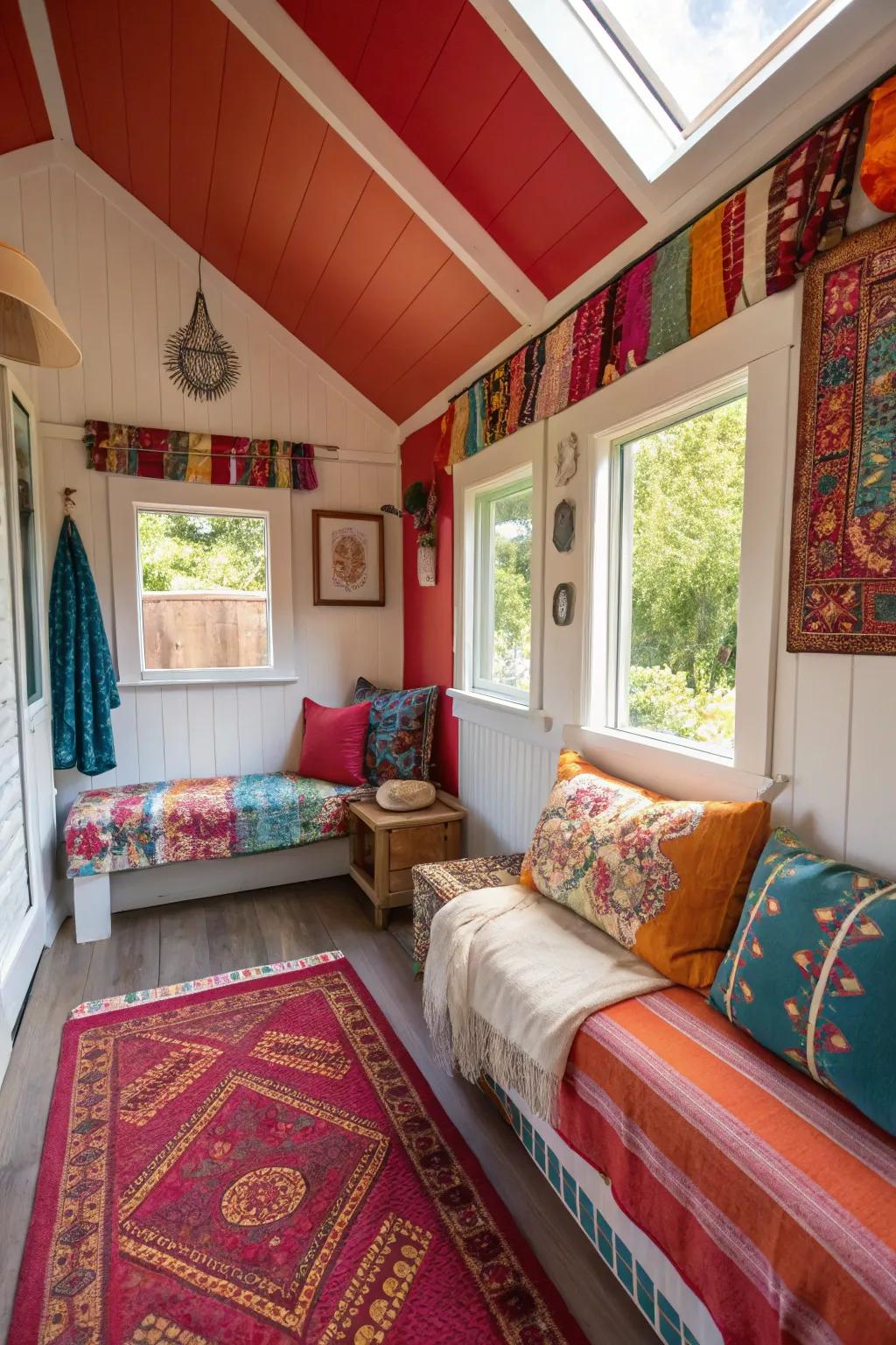 Striking hue emphases bring energy and vibrancy to your ADU.